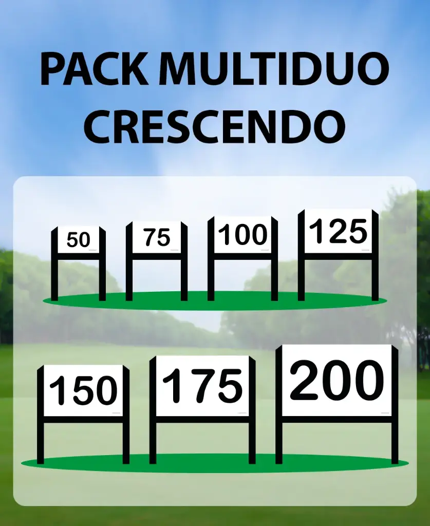 Multiduo Crescendo : Pack de 7 cibles