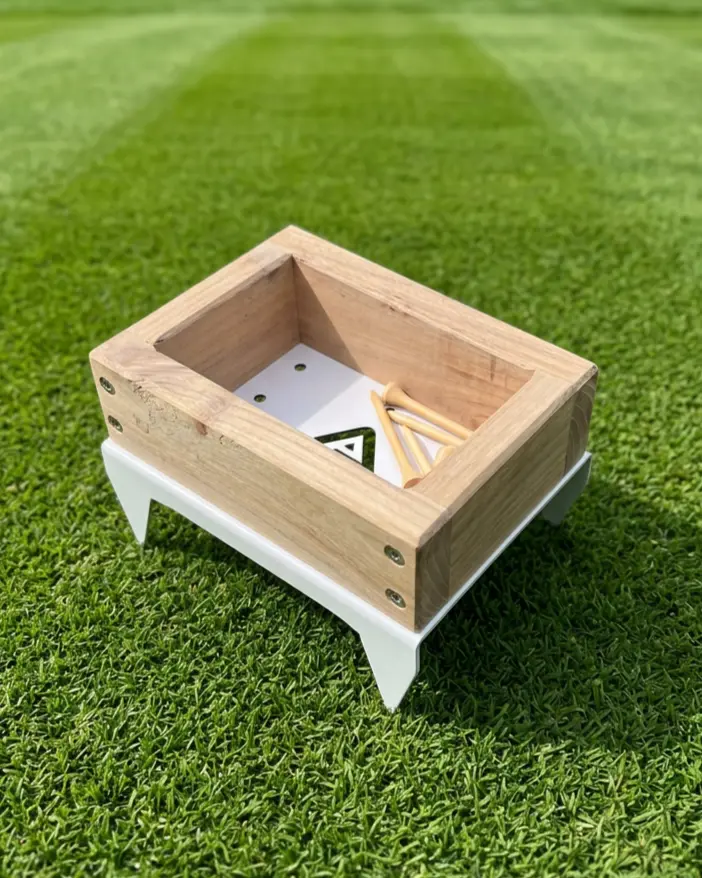 Steel wood Caddy - Corbeille à Tee haut de gamme