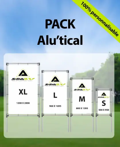[G-CIB018] Lot de 4 cibles Alu'tical