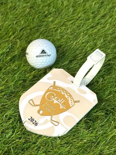 [G-BAD001] Badges PRINT PVC - Badge d'abonné ou membre golf personnalisé 